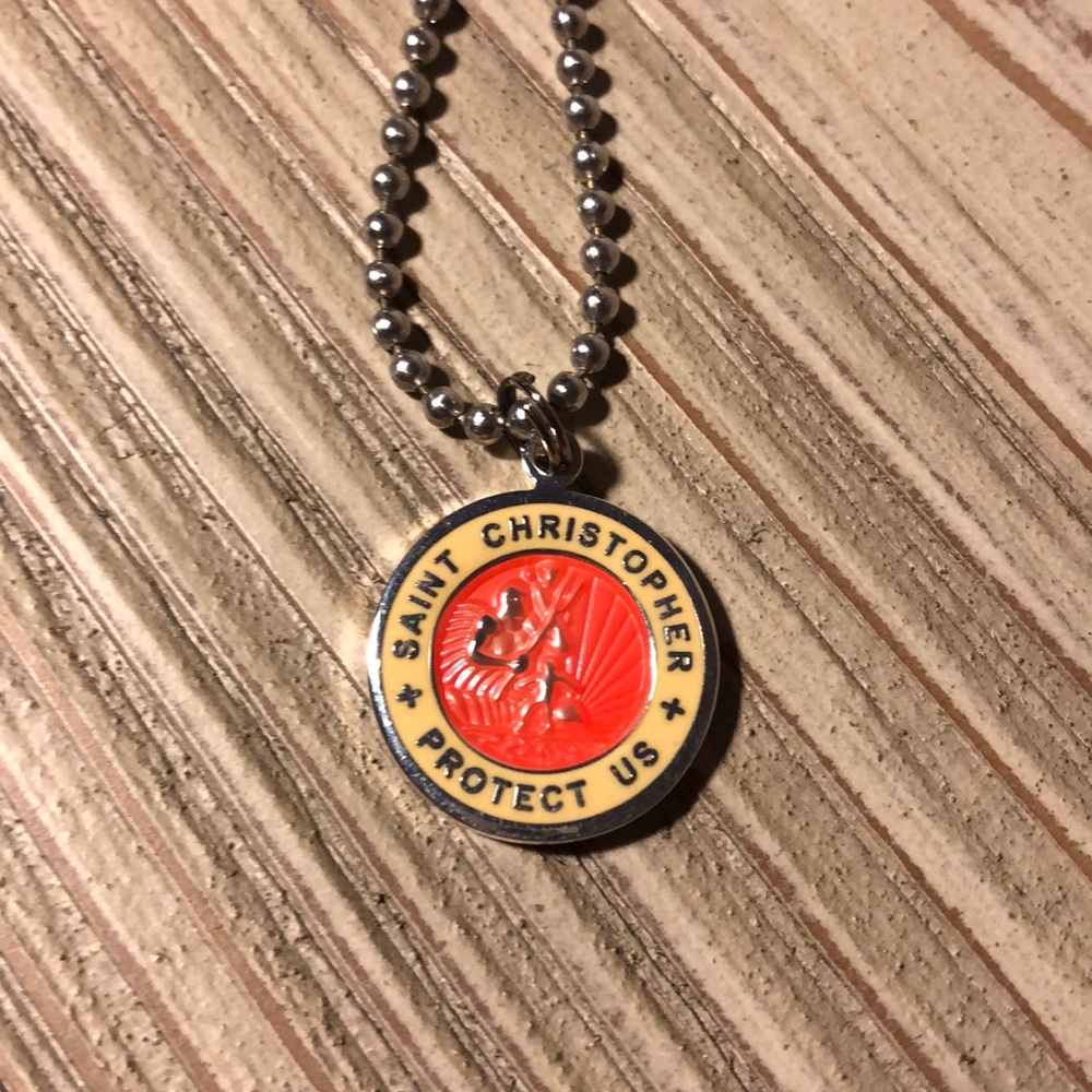 St. Christopher Coin Necklace